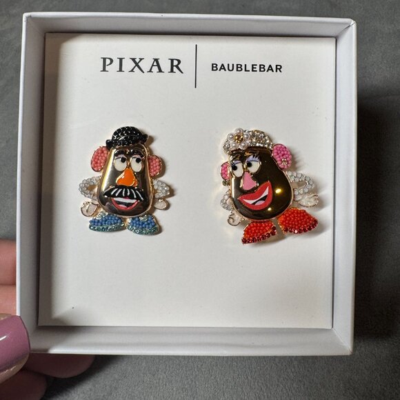 BaubleBar Pixar Disney Toy Story Mr. and Mrs. Potato Head Earrings - Picture 7 of 8